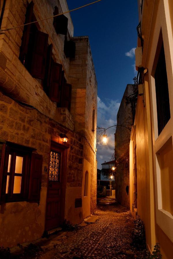 The Three Story Old Town House Villa Rhodes City Exterior photo